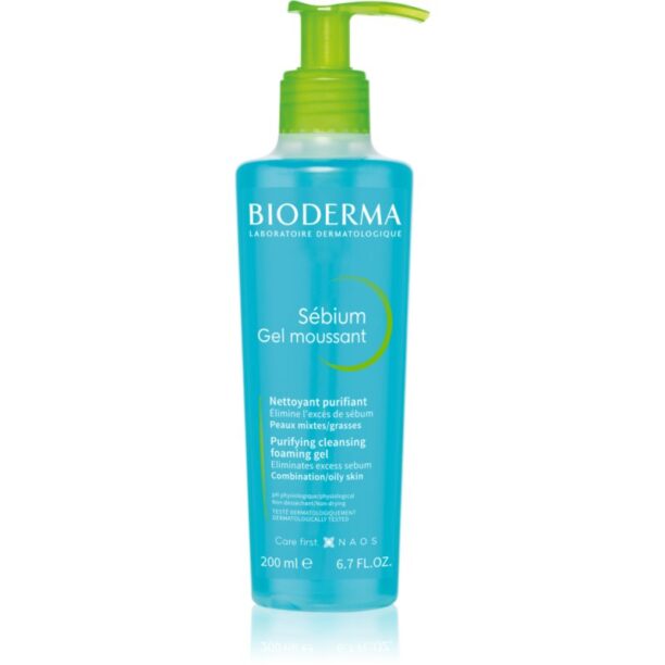 Bioderma Sébium Gel Moussant gel de curățare pentru ten gras și mixt 200 ml preţ