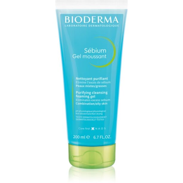 Bioderma Sébium Gel Moussant gel de curățare pentru ten gras și mixt 200 ml