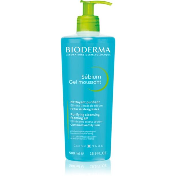 Bioderma Sébium Gel Moussant gel de curățare pentru ten gras și mixt 500 ml preţ