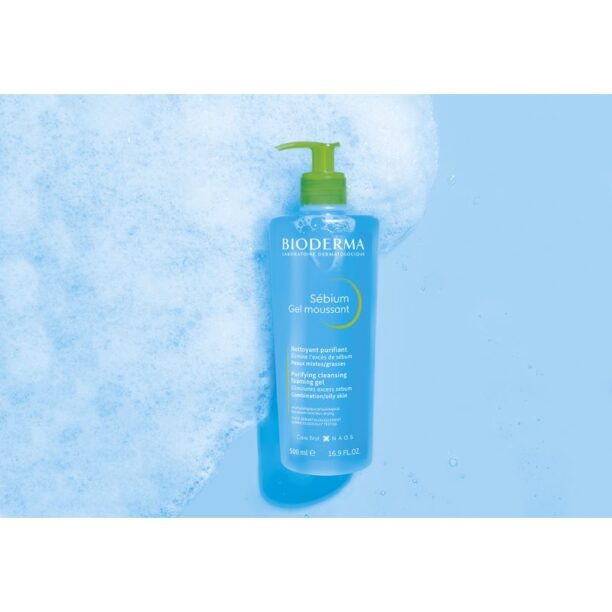 Cumpăra Bioderma Sébium Gel Moussant gel de curățare pentru ten gras și mixt 500 ml