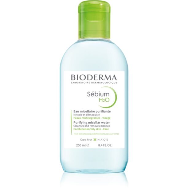 Bioderma Sébium H2O apa cu particule micele pentru ten gras și mixt 250 ml