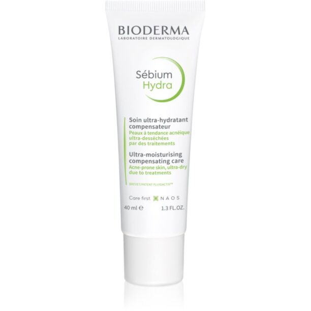 Bioderma Sébium Hydra cremă hidratantă pentru piele uscata si iritata in urma tratamentului antiacneic 40 ml