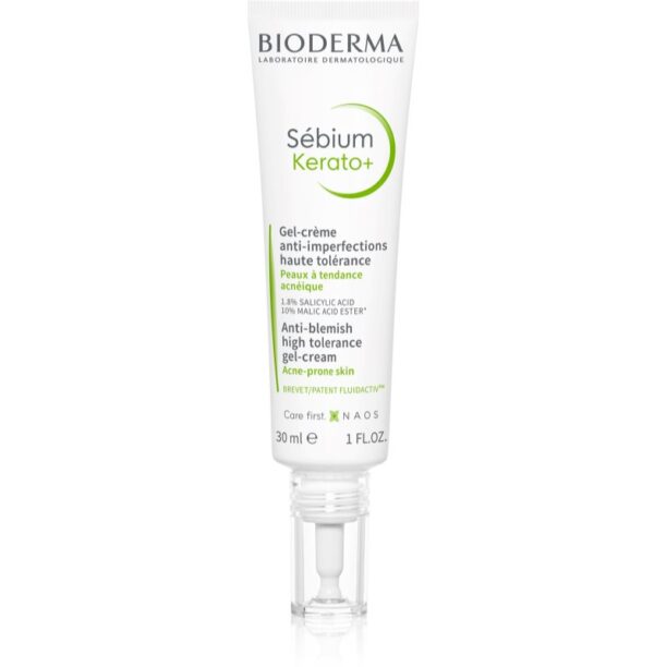 Bioderma Sébium Kerato+ crema gel impotriva imperfectiunilor pielii cauzate de acnee 30 ml preţ