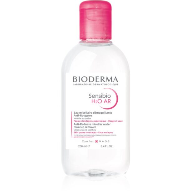 Bioderma Sensibio H2O AR apa cu particule micele pentru piele sensibila cu tendinte de inrosire 250 ml