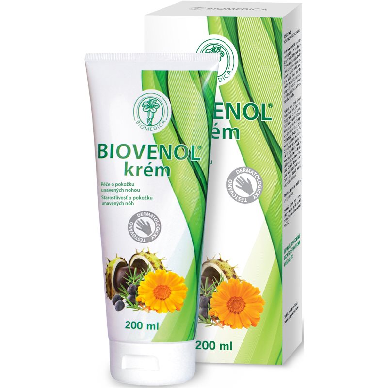 Biomedica Biovenol Bivenol crema de picioare cu efect racoritor 200 ml