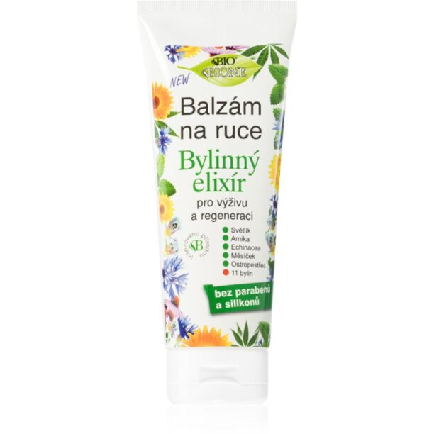 Bione Cosmetics Bylinný elixír balsam pentru maini 205 ml