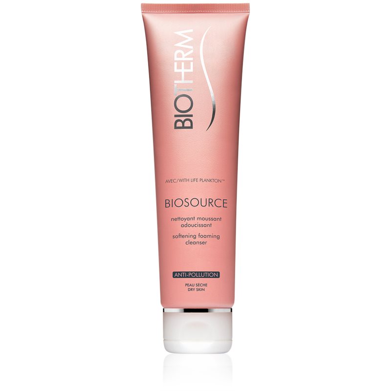 Biotherm Biosource crema de curatare sub forma de spuma pentru tenul uscat 150 ml