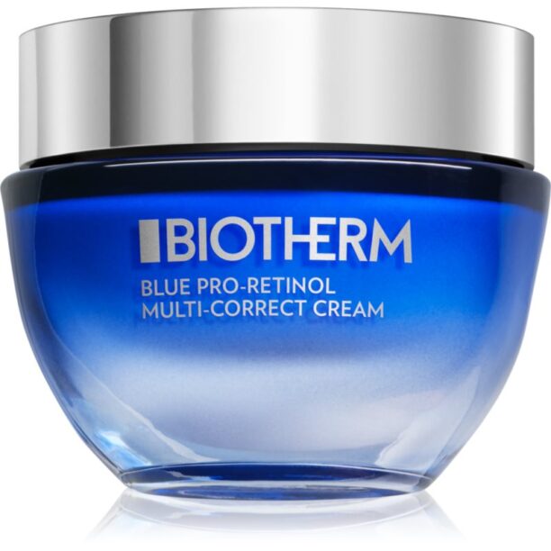 Biotherm Blue Pro-Retinol Multi Correct Cream cremă multi corectoare anti-îmbătrânire cu retinol pentru femei 50 ml