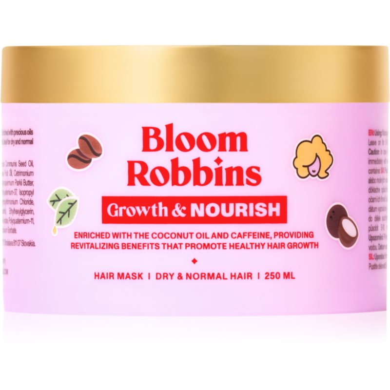 Bloom Robbins Growth & Nourish masca de par hranitoare pentru toate tipurile de păr 250 ml preţ