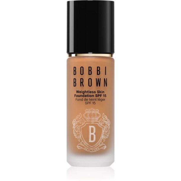 Bobbi Brown Weightless Skin Foundation SPF 15 machiaj persistent cu efect de hidratare culoare Cool Golden 30 ml preţ