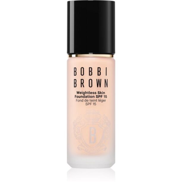 Bobbi Brown Weightless Skin Foundation SPF 15 machiaj persistent cu efect de hidratare culoare Ivory 30 ml preţ