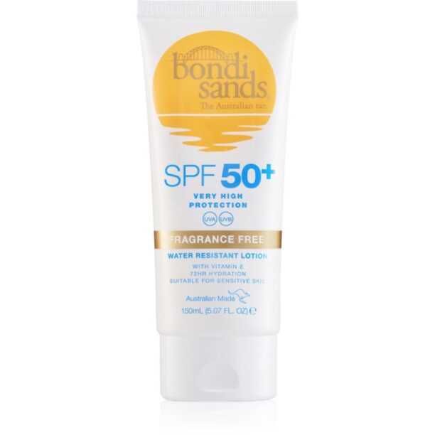 Bondi Sands SPF 50+ Fragrance Free crema de corp pentru protectie solara SPF 50+ fără parfum 150 ml preţ