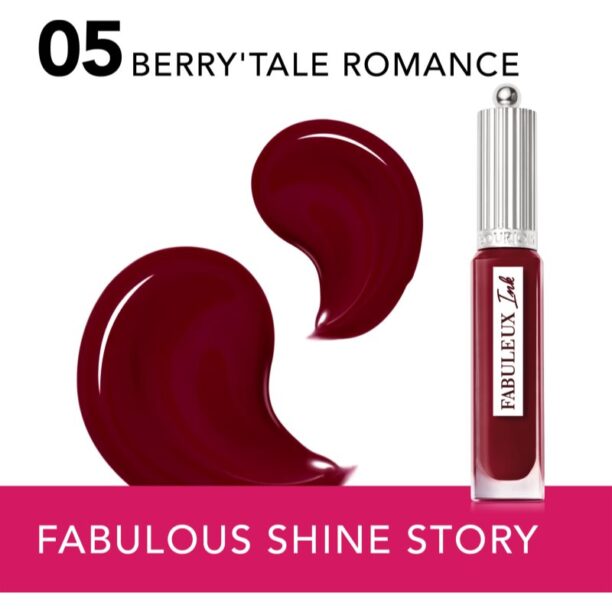 Cumpăra Bourjois Fabuleux Ink ruj de buze lichid culoare 05 Berry'tale Romance 3.5 ml