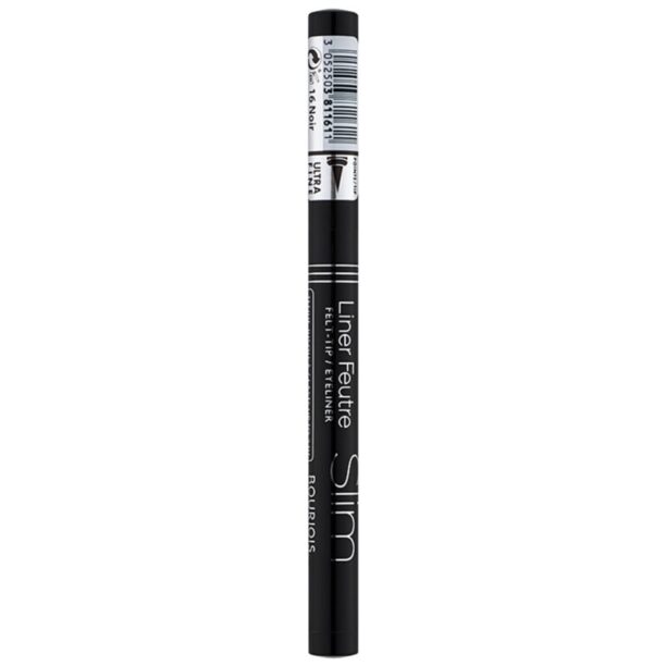 Original Bourjois Liner Feutre tuș de ochi ultra subțire cu efect de lungă durată culoare 16 Noir 0.8 ml