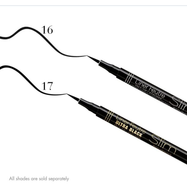 Cumpăra Bourjois Liner Feutre tuș de ochi ultra subțire cu efect de lungă durată culoare 17 Ultra Black 0.8 ml