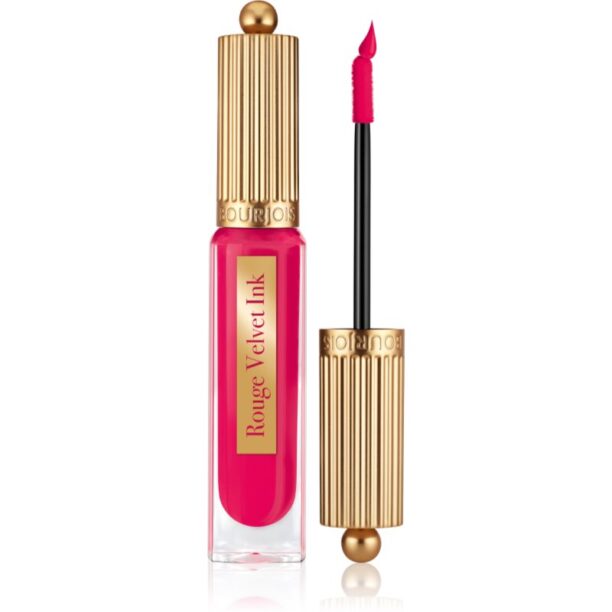 Bourjois Rouge Velvet Ink ruj de buze lichid cu efect matifiant culoare 07 Fushia Cha Cha 3.5 ml preţ