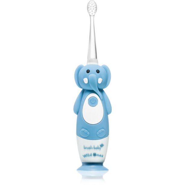 Brush Baby WildOnes WildOne periuta de dinti electrica + 2 capete de schimb pentru copii Elephant 1 buc preţ