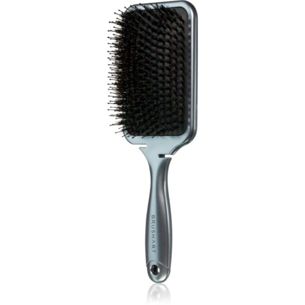 BrushArt Hair Boar bristle paddle hairbrush perie de par cu peri de mistret 1 buc preţ