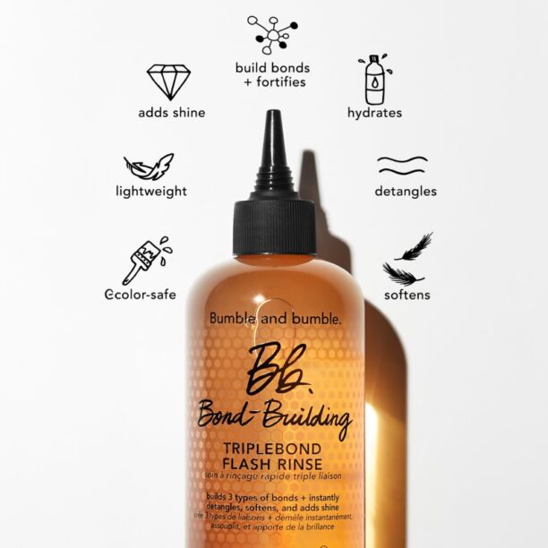 Original Bumble and bumble Bb.Bond-Building Triplebond Flash Rinse ingrijire par pentru parul deteriorat si fragil 55 ml