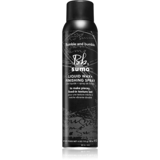 Bumble and bumble Sumo Liquid Wax + Finishing Spray ceară lichidă pentru păr Spray 150 ml