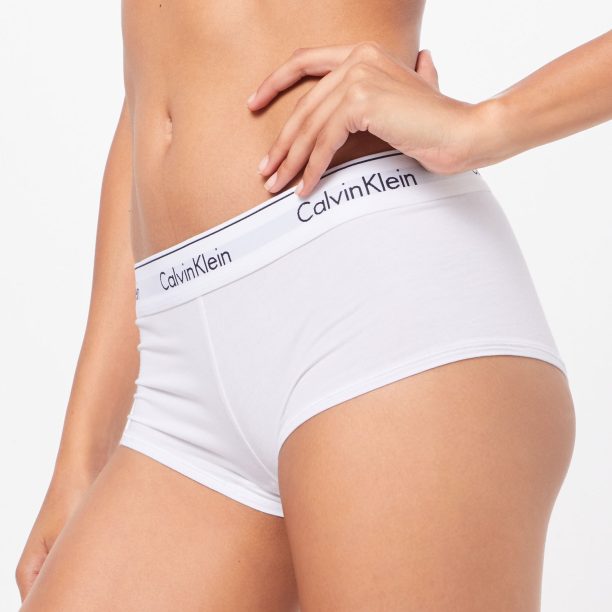 Calvin Klein Underwear Chiloți 'BOYSHORT'  alb