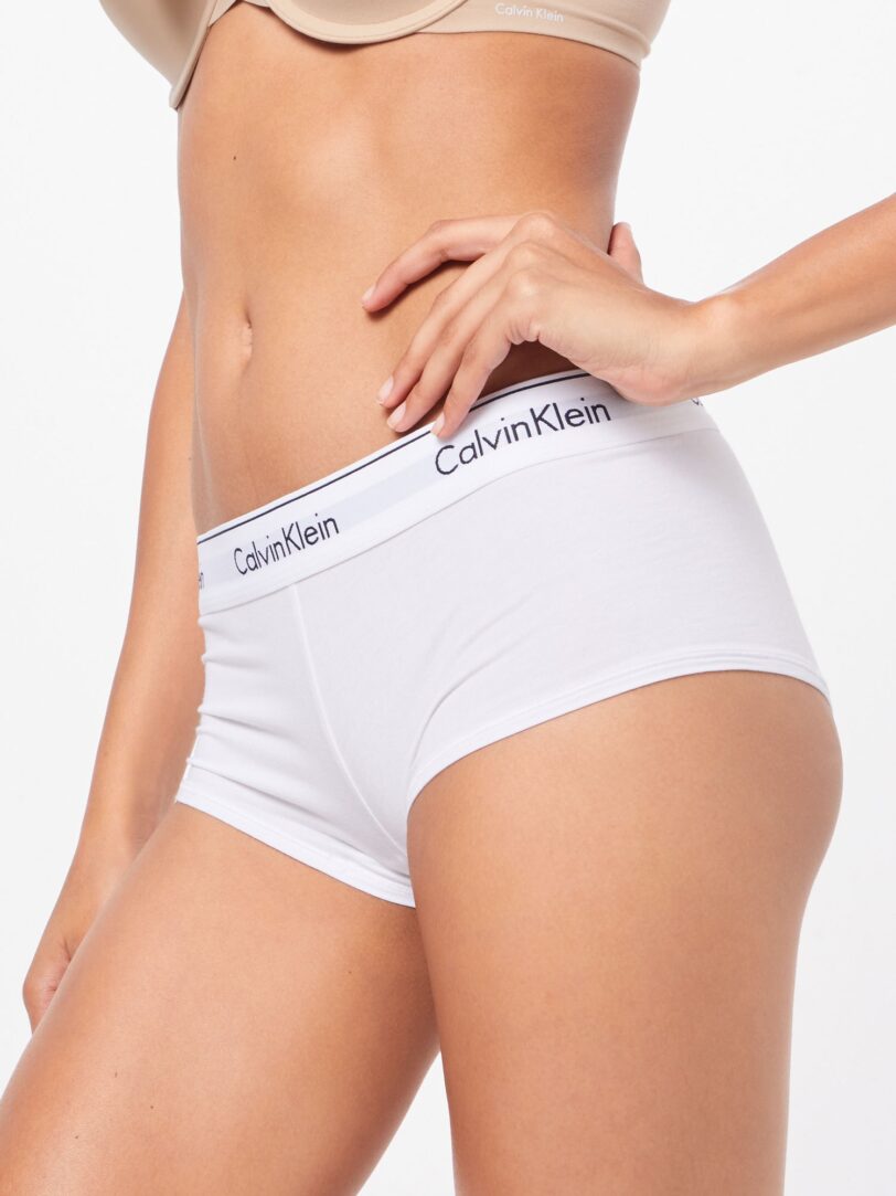 Calvin Klein Underwear Chiloți 'BOYSHORT'  alb