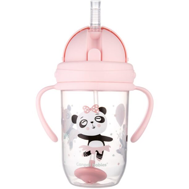 Cumpăra Canpol babies Exotic Animals Cup With Straw ceasca cu pai 270 ml