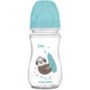 Canpol babies Exotic Animals biberon pentru sugari Blue 240 ml