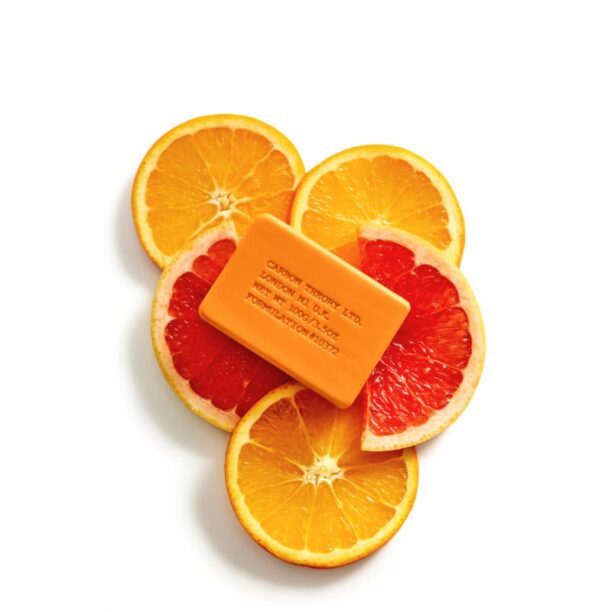 Carbon Theory Facial Cleansing Bar Vitamin C & Caffeine sapun pentru curatarea fetei cu vitamina C Orange 100 g preţ