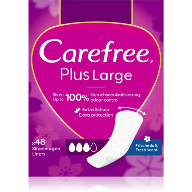 Carefree Plus Large Fresh Scent absorbante 48 buc preţ