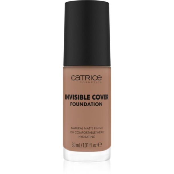 Catrice Invisible Cover Foundation makeup lichid cu efect matifiant culoare 050C 30 ml preţ