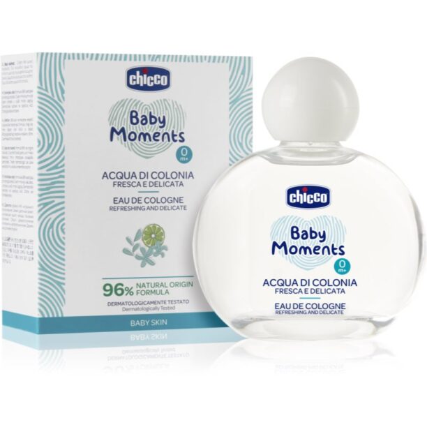 Cumpăra Chicco Baby Moments Refreshing and Delicate eau de cologne pentru nou-nascuti si copii 100 ml