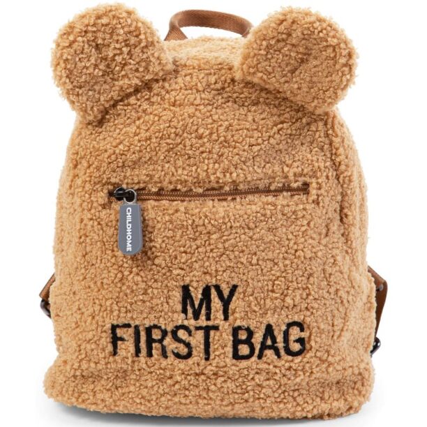 Childhome My First Bag Teddy Beige rucsac pentru copii 20x8x24 cm