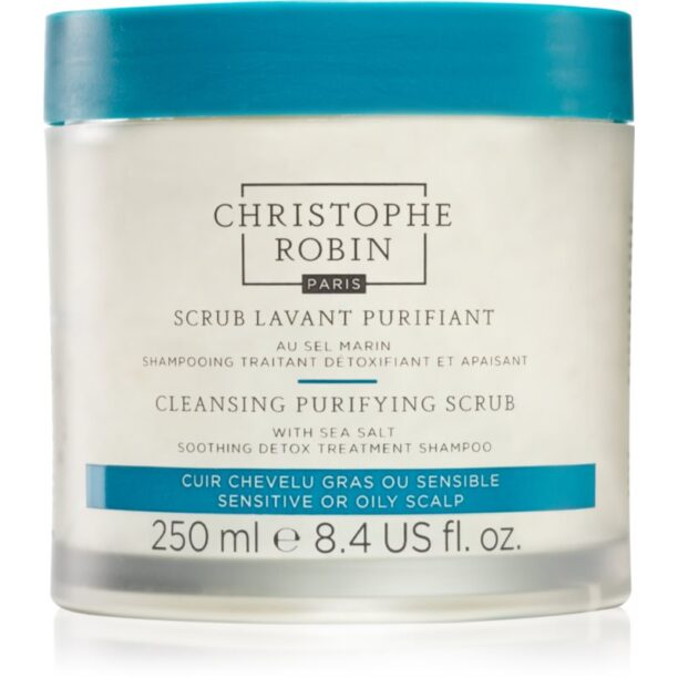 Christophe Robin Cleansing Purifying Scrub with Sea Salt sampon pentru curatare cu efect exfoliant 250 ml preţ