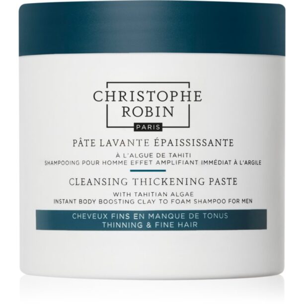 Christophe Robin Cleansing Thickening Paste with Tahitian Algae șampon exfoliant pentru par fin si subtiat 250 ml preţ