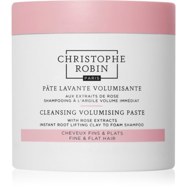 Christophe Robin Cleansing Volumizing Paste with Rose Extract șampon exfoliant pentru păr cu volum 250 ml preţ