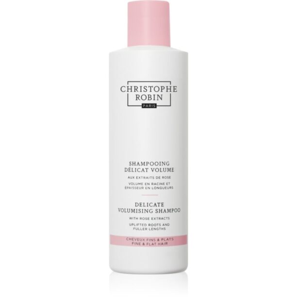 Christophe Robin Delicate Volumizing Shampoo with Rose Extracts sampon pentru volum pentru par fin 250 ml preţ