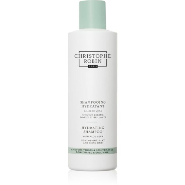 Christophe Robin Hydrating Shampoo with Aloe Vera sampon hidratant cu aloe vera 250 ml preţ