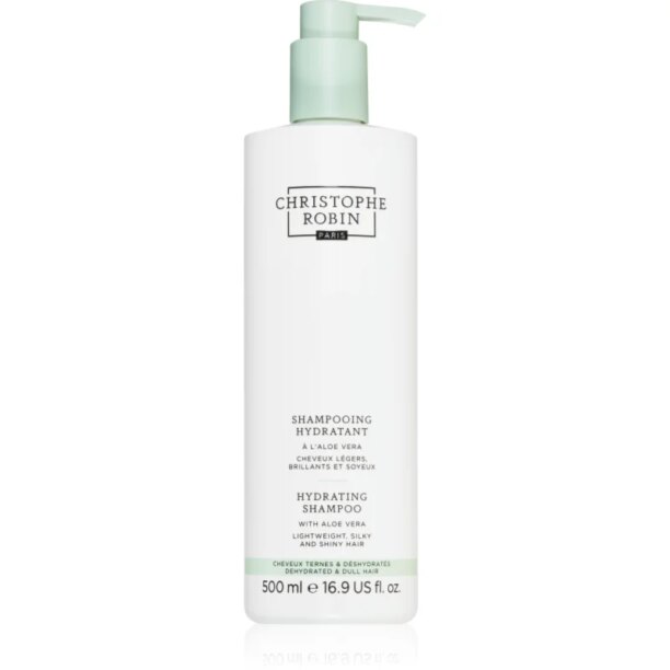 Christophe Robin Hydrating Shampoo with Aloe Vera sampon hidratant cu aloe vera 500 ml