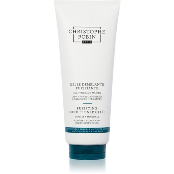 Christophe Robin Purifying Conditioner Geleé with Sea Minerals balsam gel pentru par usor de pieptanat 200 ml preţ