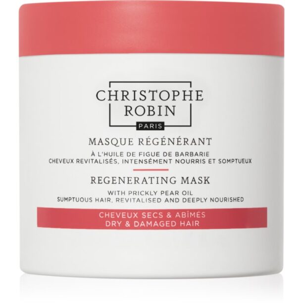 Christophe Robin Regenerating Mask with Prickly Pear Oil masca pentru regenerare pentru par uscat