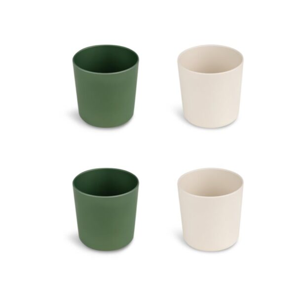 Cumpăra Citron Bio Based Cups Set ceasca Green/Cream 4 buc