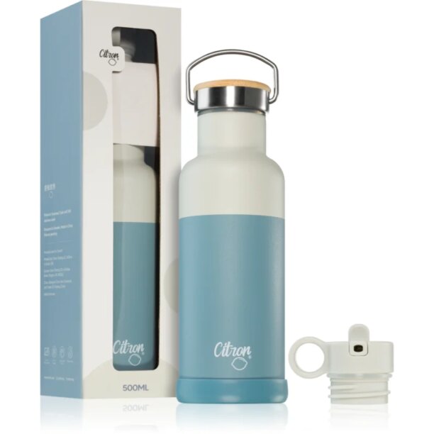 Citron Water Bottle 500 ml (Stainless Steel) sticlă inoxidabilă pentru apă Dusty Blue 500 ml