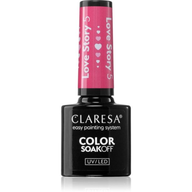 Claresa SoakOff UV/LED Color Love Story lac de unghii sub forma de gel culoare 5 5 g preţ