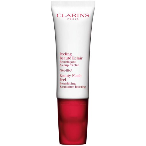 Clarins Beauty Flash Peel exfoliant pentru a netezi pielea și de nutriție pentru iluminare instantanee 50 ml preţ