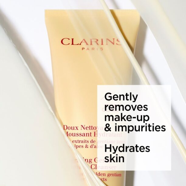 Cumpăra Clarins Cleansing Hydrating Gentle Foaming Cleanser spuma de curatat cu efect de hidratare 125 ml