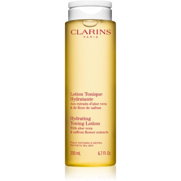 Clarins Cleansing Hydrating Toning Lotion tonic hidratant pentru ten normal spre uscat 200 ml preţ