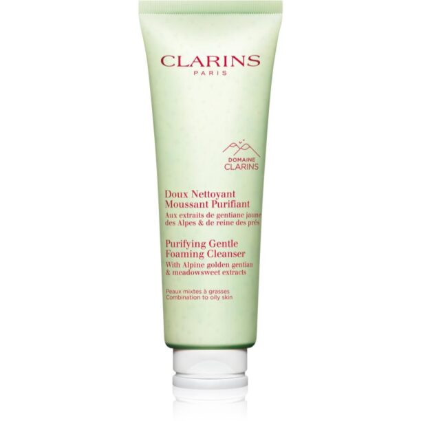 Clarins Cleansing Purifying Gentle Foaming Cleanser spuma de curatat 125 ml preţ