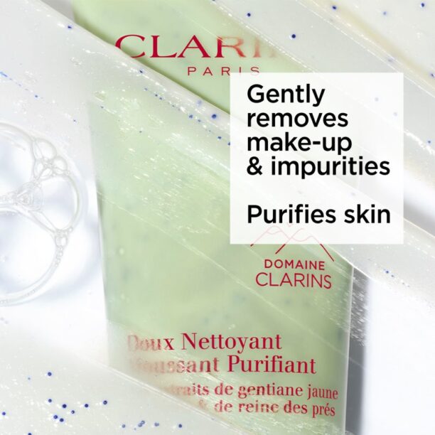 Cumpăra Clarins Cleansing Purifying Gentle Foaming Cleanser spuma de curatat 125 ml