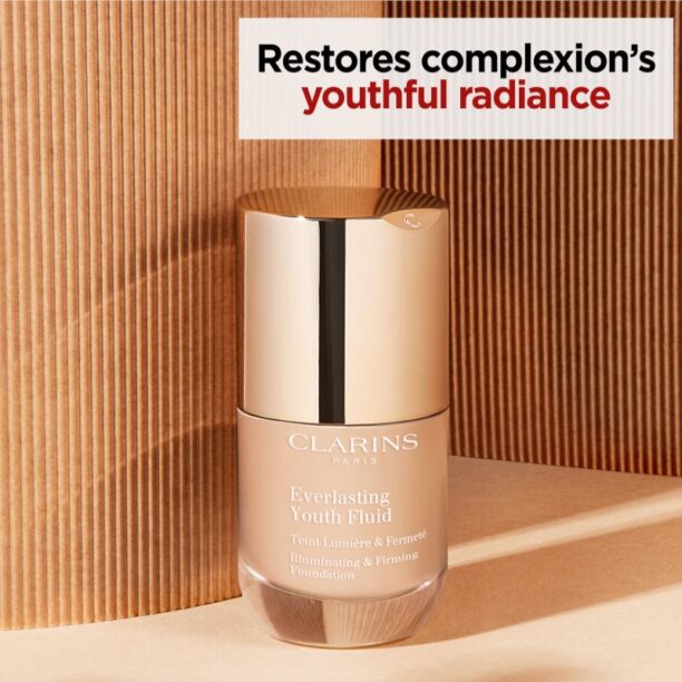 Cumpăra Clarins Everlasting Youth Fluid Foundation make-up pentru luminozitate SPF 15 culoare 110 Honey 30 ml